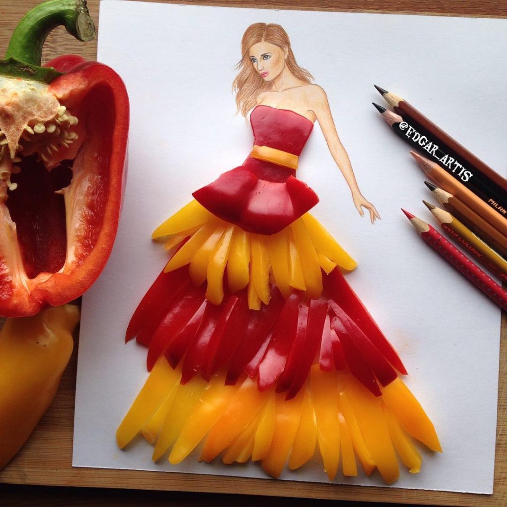 Gorgeous Fashion Portraits You Can Actually Eat