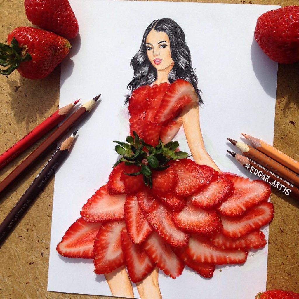 Gorgeous Fashion Portraits You Can Actually Eat