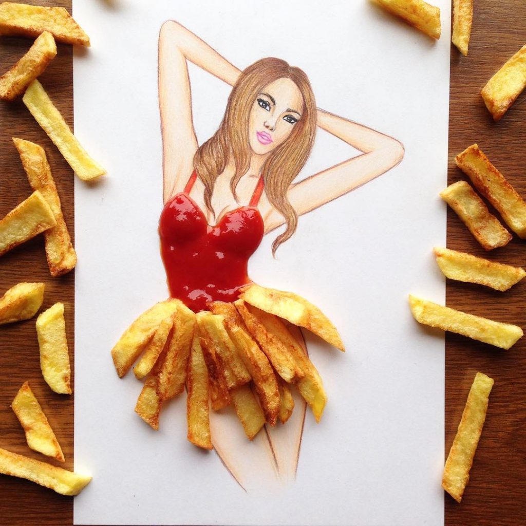 Gorgeous Fashion Portraits You Can Actually Eat