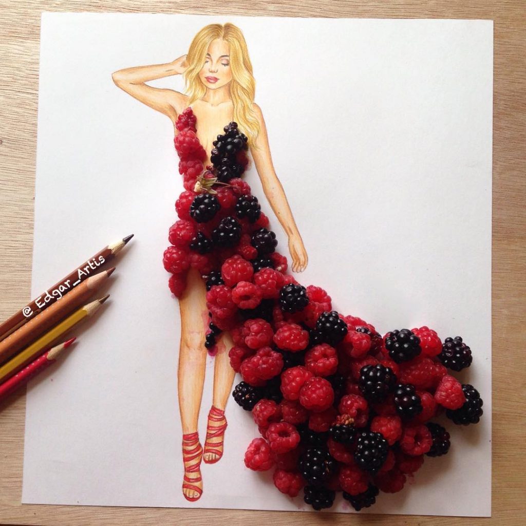 Gorgeous Fashion Portraits You Can Actually Eat