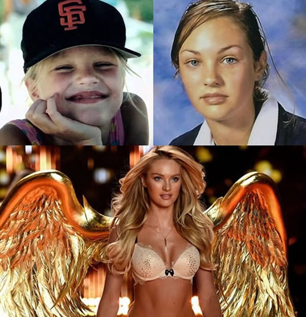 12 Models When They Were Kids