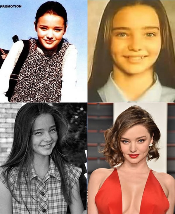 12 Models When They Were Kids