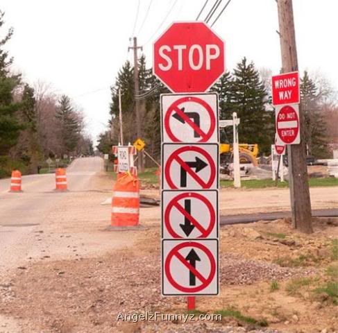 24 Crazy Funny Road Signs