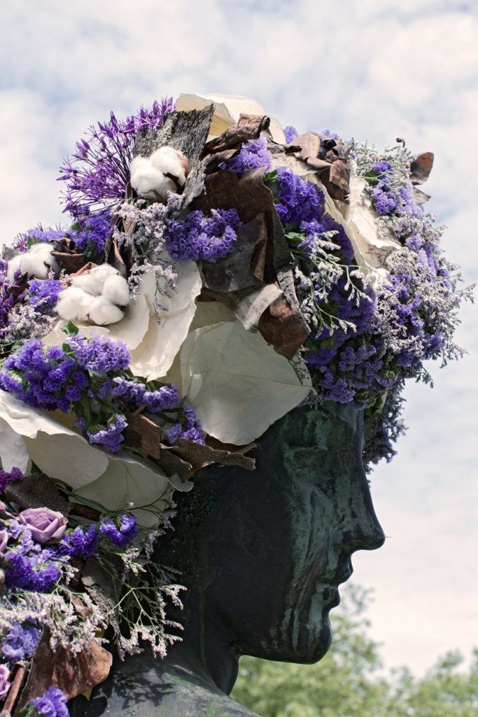 Geoffroy Mottart Decorates Statues With Flowers Because Why The Hell Not