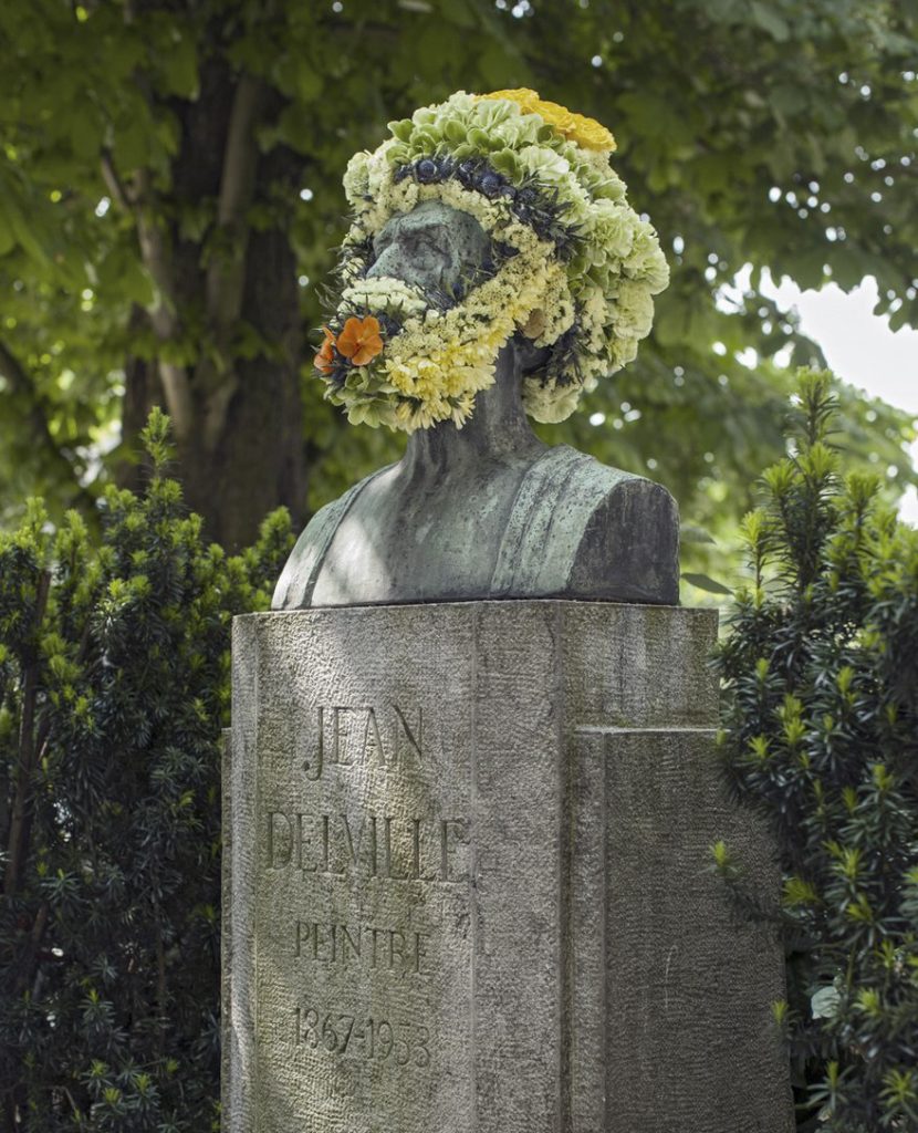 Geoffroy Mottart Decorates Statues With Flowers Because Why The Hell Not