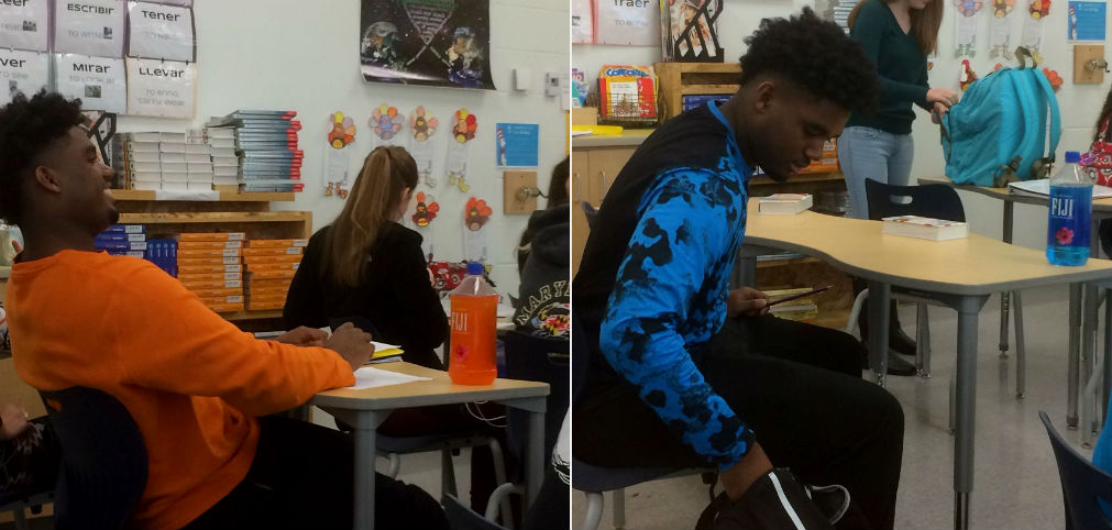 School Kid Becomes Internet Celebrity Because He Matches His Shirt To His Drink