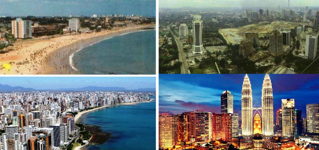 25 Before and After Photos of Famous Cities