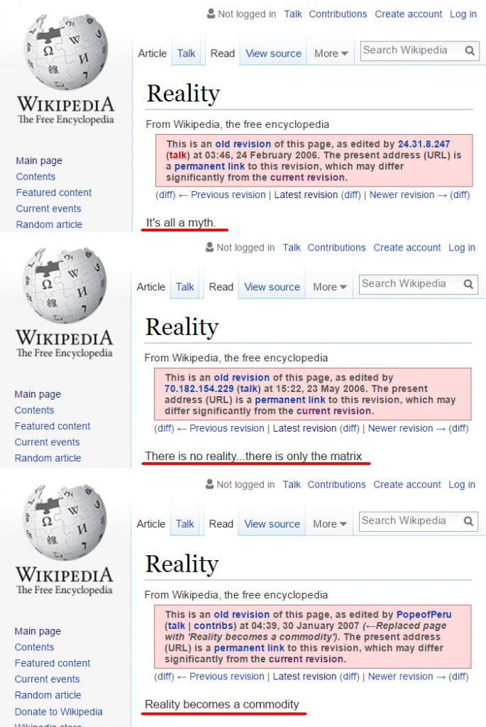 20 Of the Funniest Wikipedia Edits By Internet Trolls