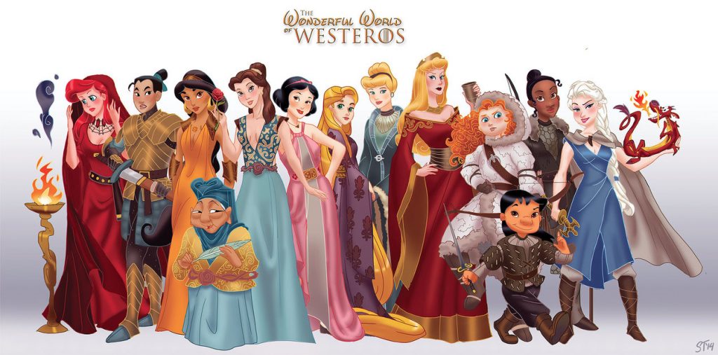 What If Disney Characters Were in the Game of Thrones?