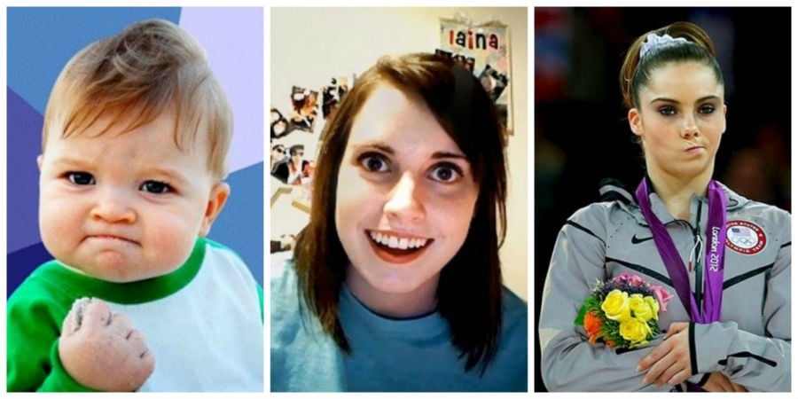 Heroes of Popular Memes – Then & Now