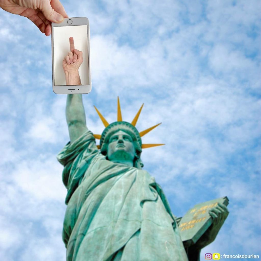 Dude Inserts Cartoon and Movie Characters Into Real Life Using His iPhone! (27 Pics)