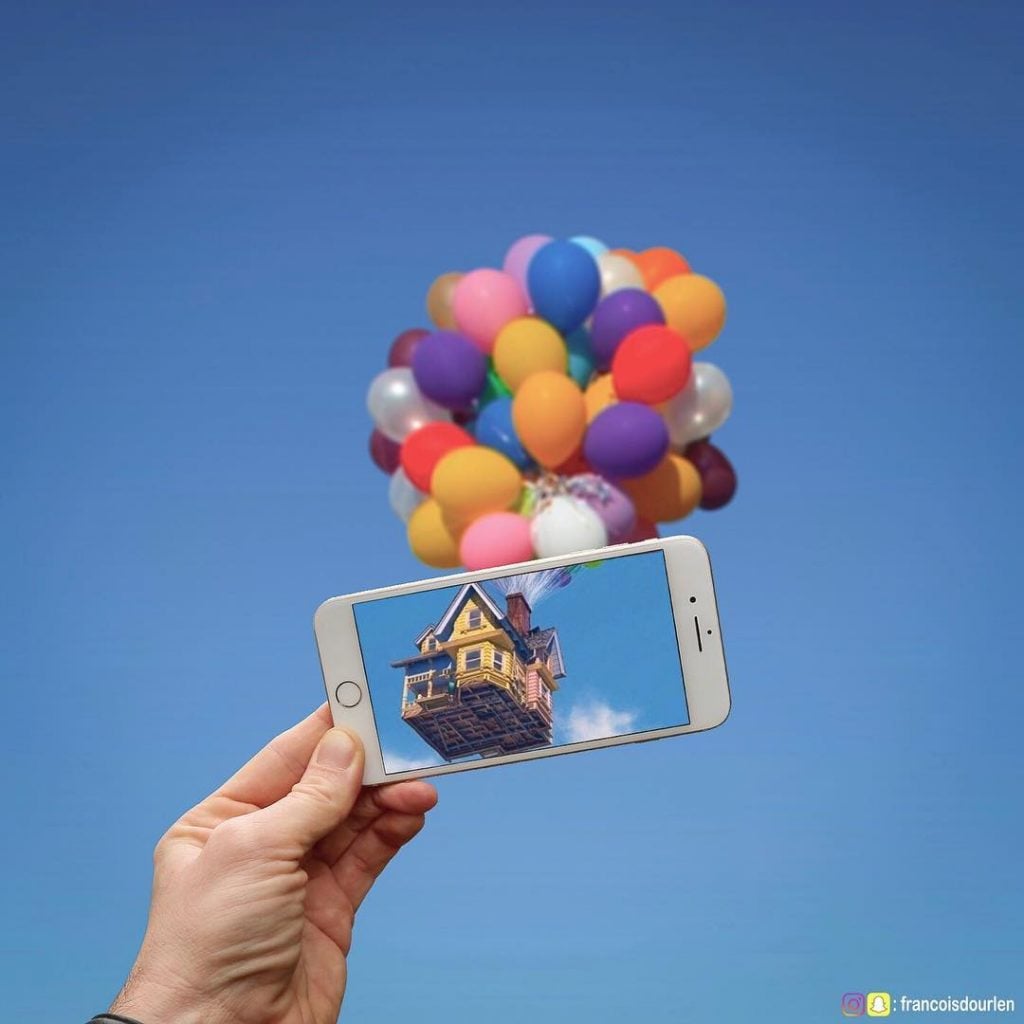 Dude Inserts Cartoon and Movie Characters Into Real Life Using His iPhone! (27 Pics)