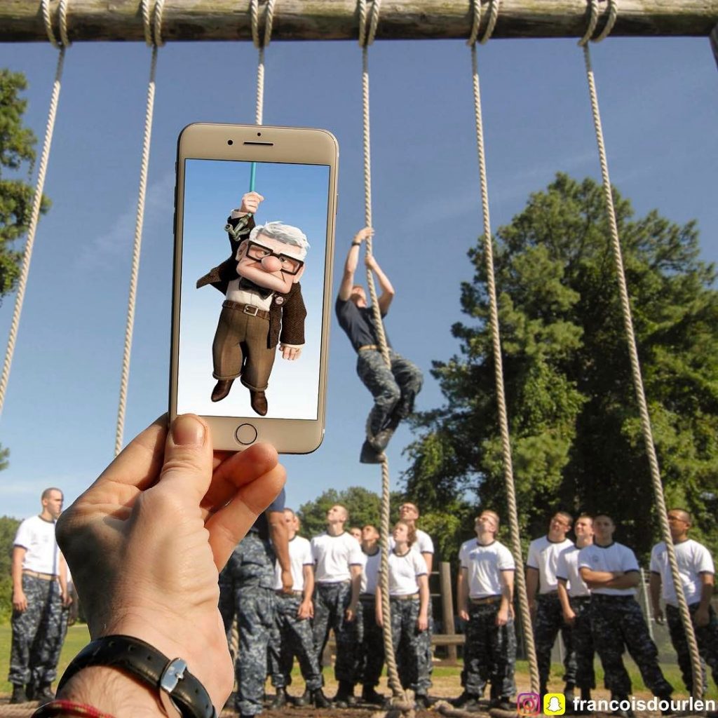 Dude Inserts Cartoon and Movie Characters Into Real Life Using His iPhone! (27 Pics)