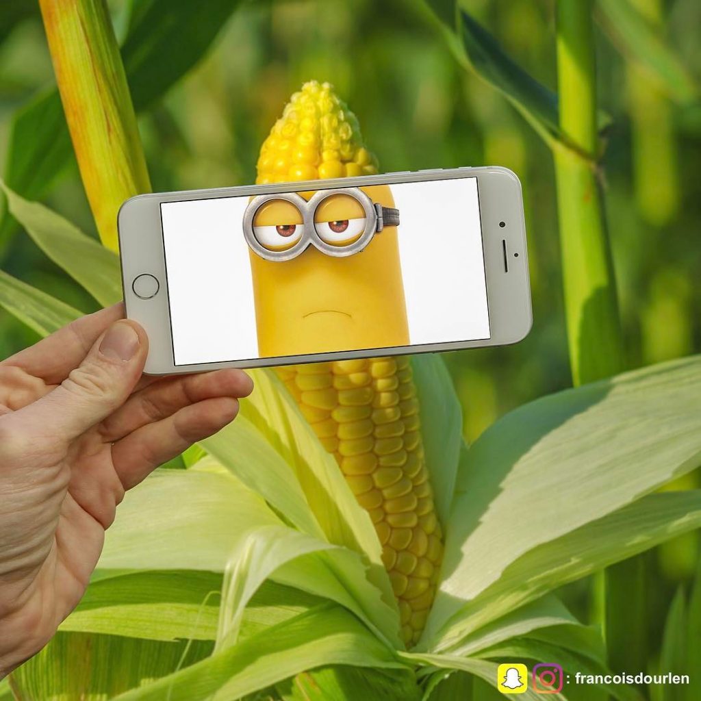 Dude Inserts Cartoon and Movie Characters Into Real Life Using His iPhone! (27 Pics)