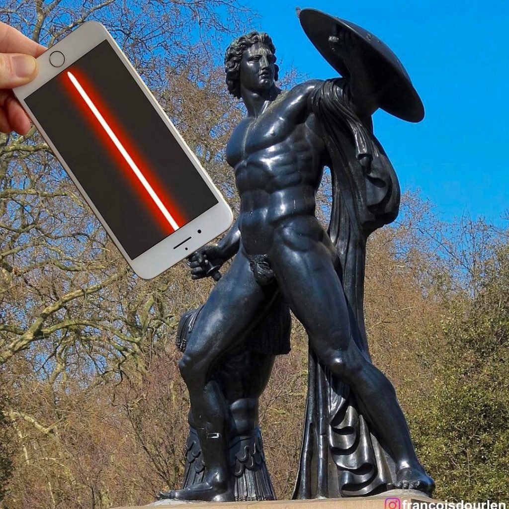 Dude Inserts Cartoon and Movie Characters Into Real Life Using His iPhone! (27 Pics)