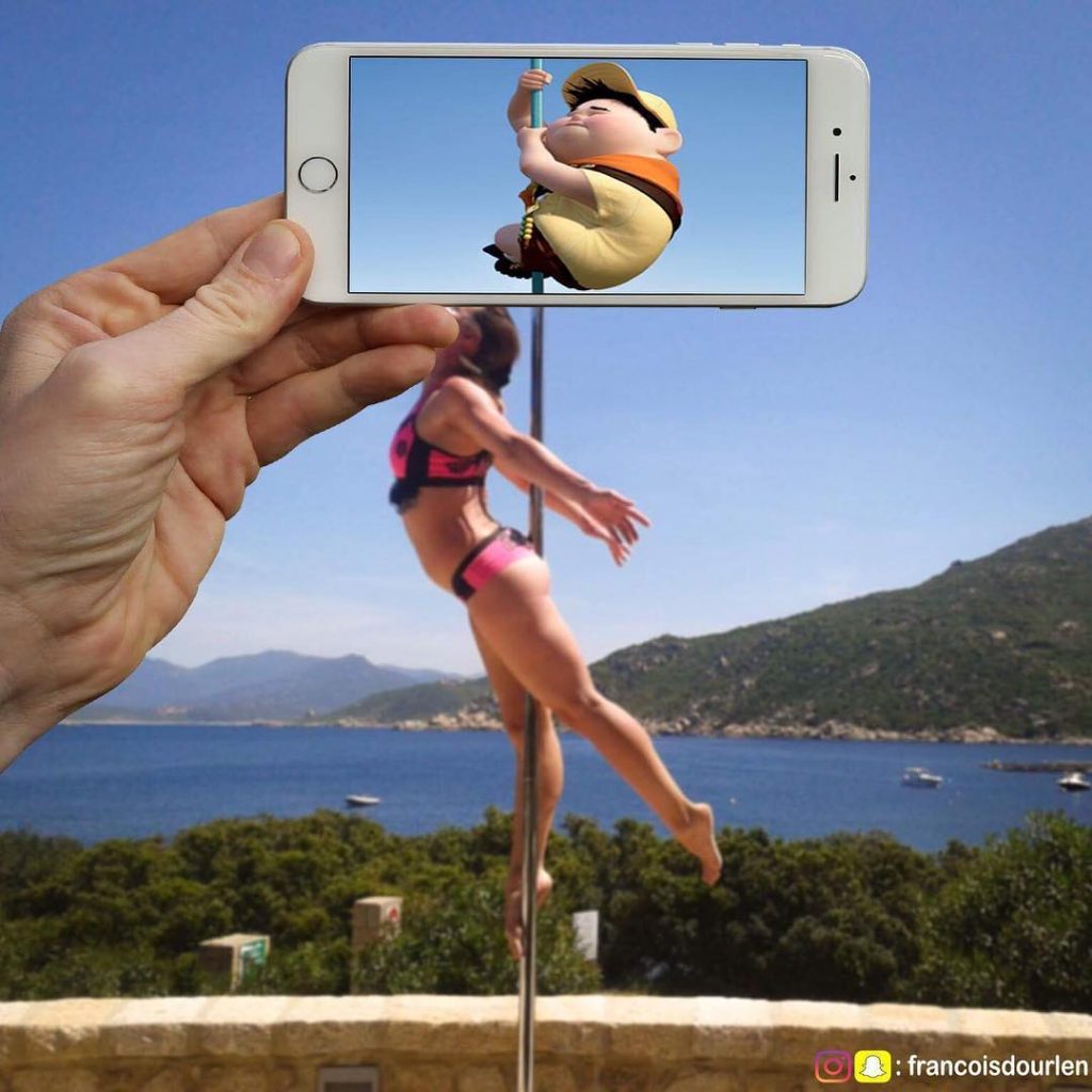 Dude Inserts Cartoon and Movie Characters Into Real Life Using His iPhone! (27 Pics)