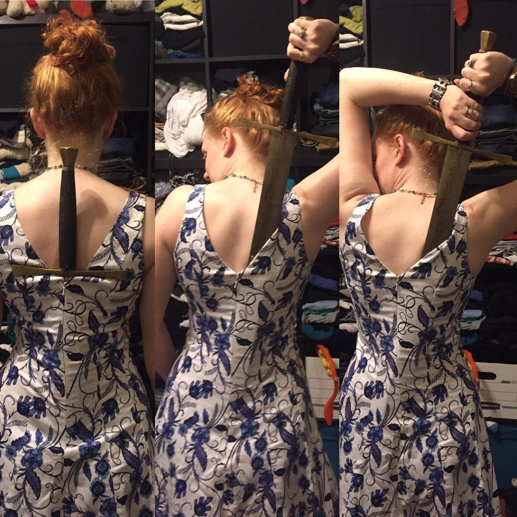 Women On Instagram Doing the Wonder Woman’s Sword Trick, And… It Works!
