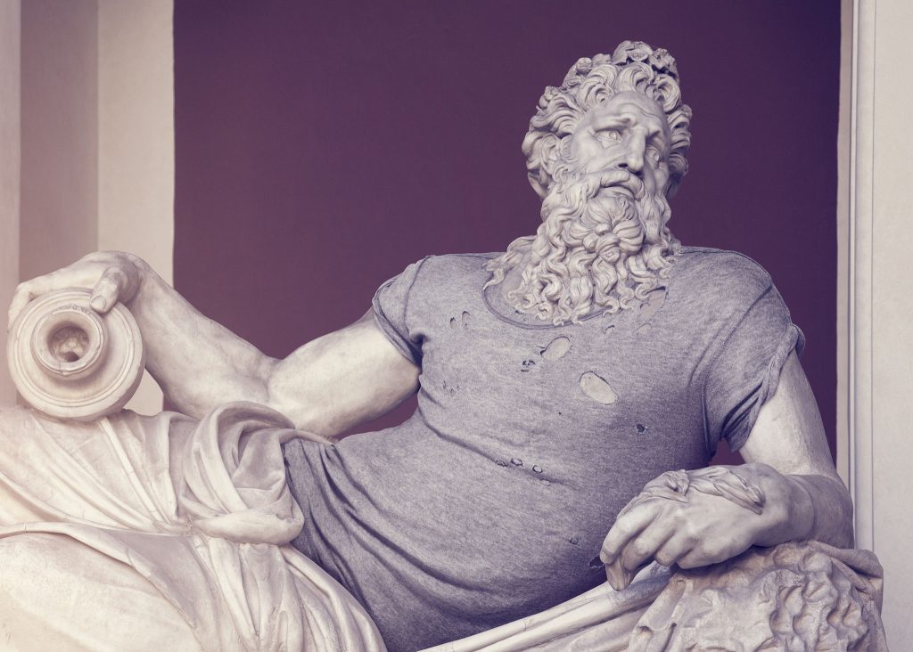 9 Classic Sculptures Dressed as Hipsters