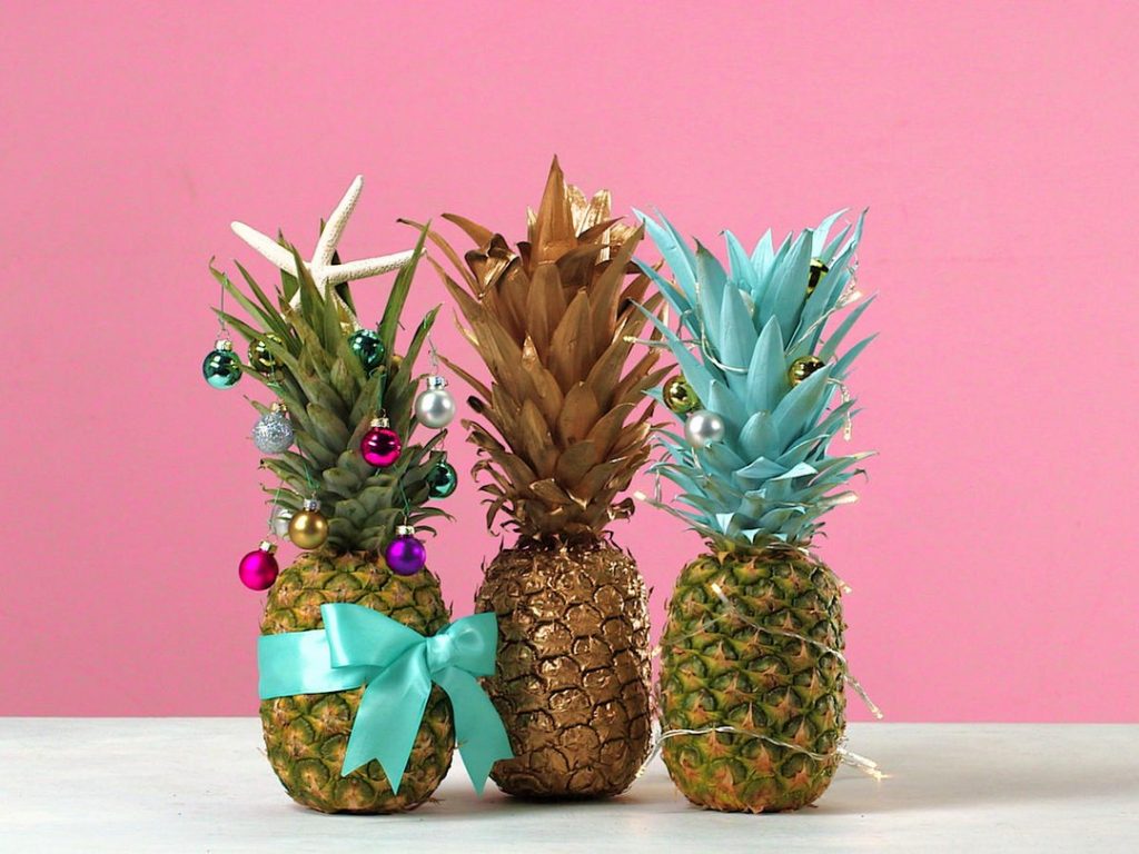 People Are Swapping Christmas Trees With Festive Pineapples Because Why Not