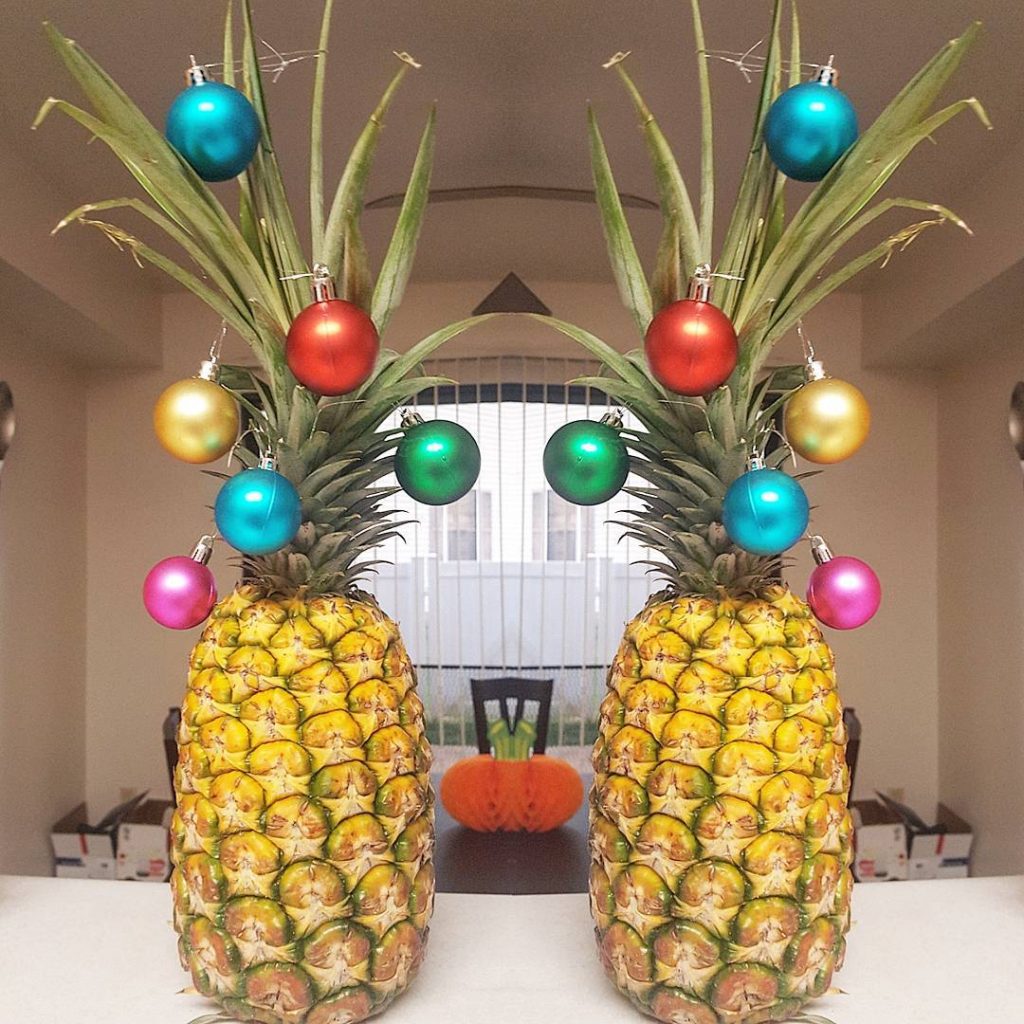 People Are Swapping Christmas Trees With Festive Pineapples Because Why Not