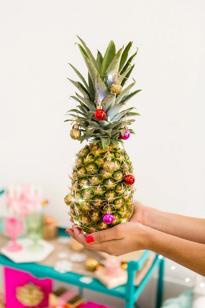 People Are Swapping Christmas Trees With Festive Pineapples Because Why Not