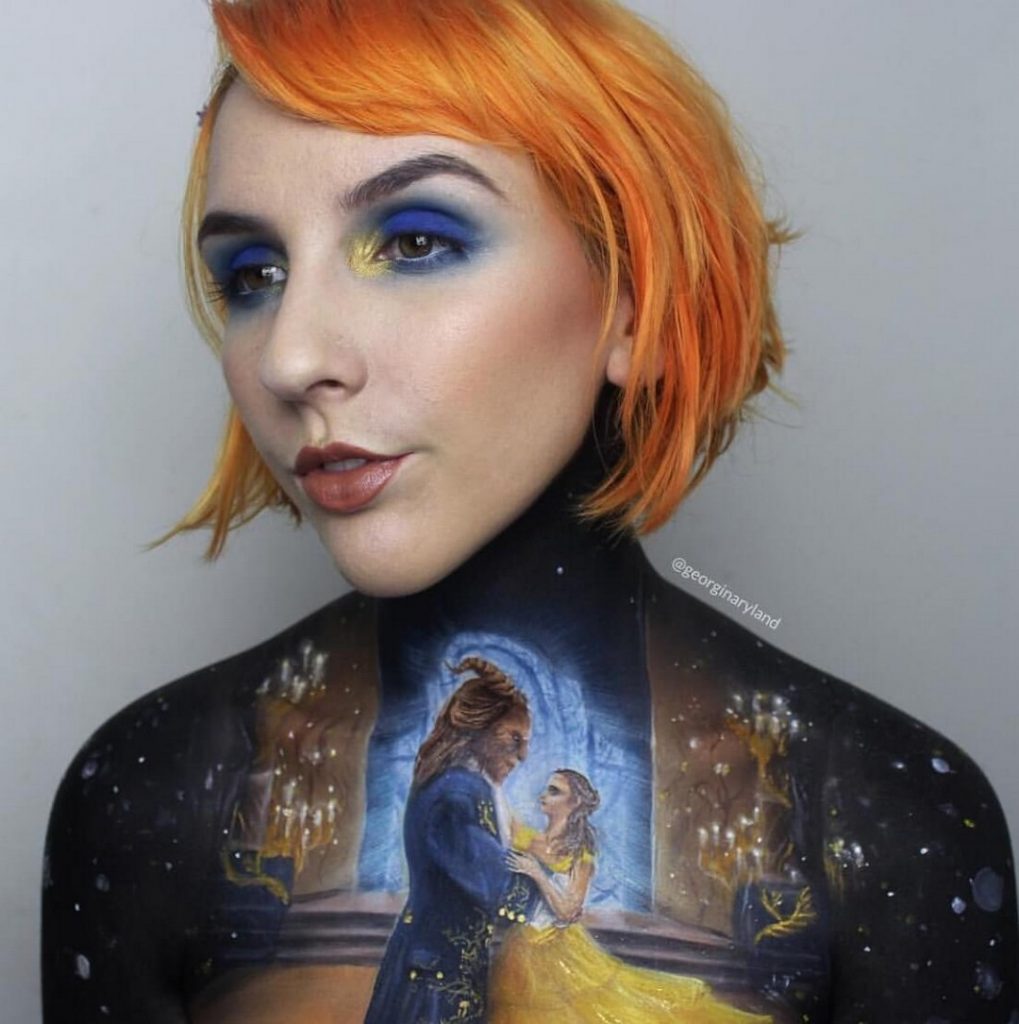 Georgina Ryland Uses Her Body To Recreate Famous Movie Scenes