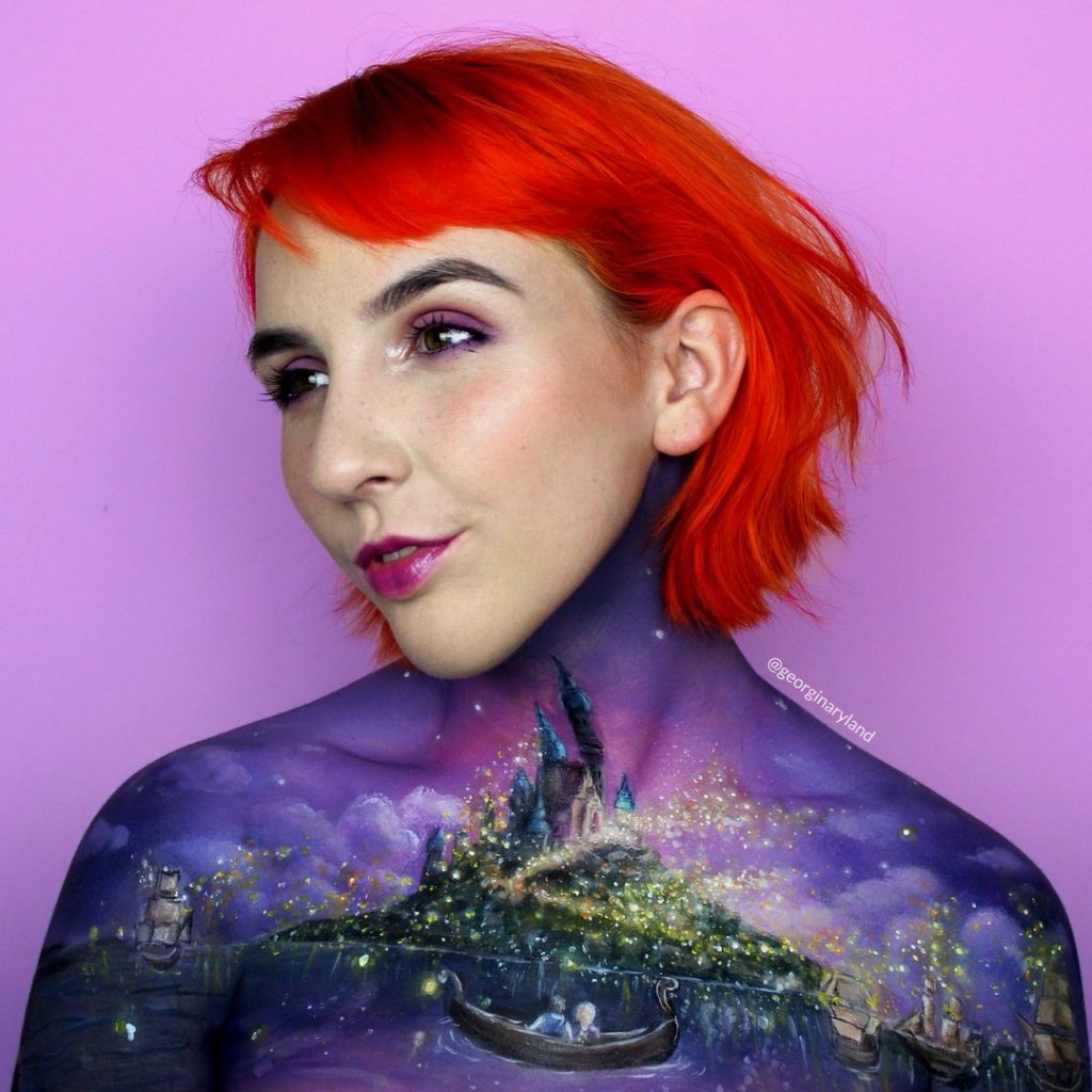 Georgina Ryland Uses Her Body To Recreate Famous Movie Scenes
