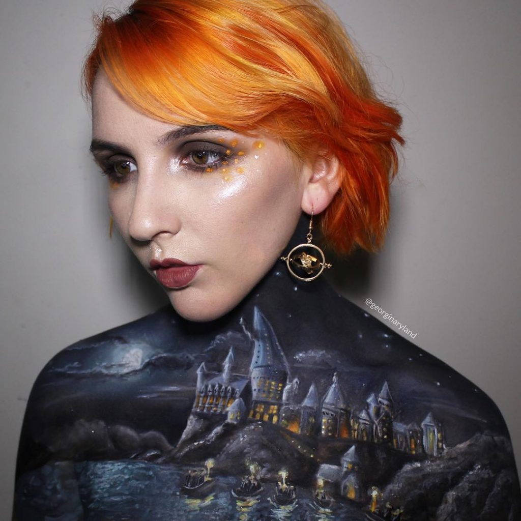 Georgina Ryland Uses Her Body To Recreate Famous Movie Scenes