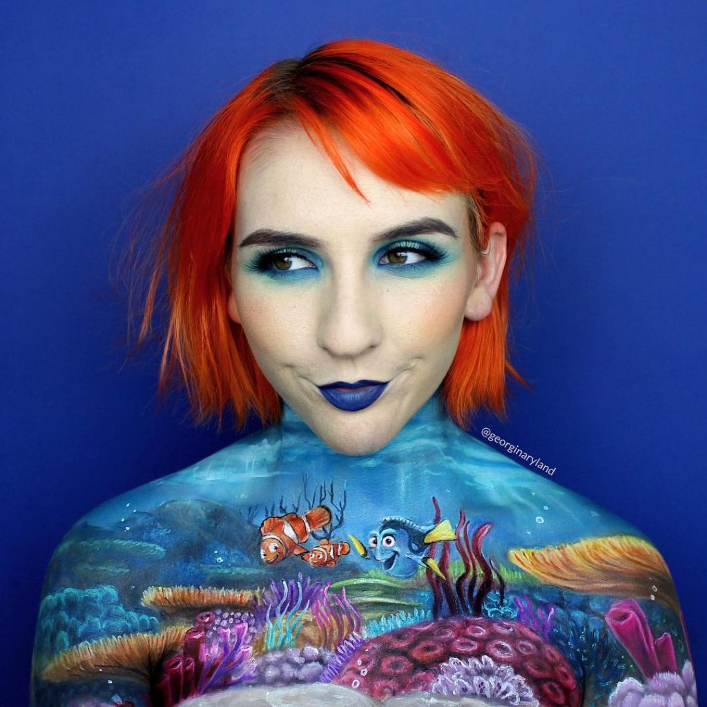 Georgina Ryland Uses Her Body To Recreate Famous Movie Scenes