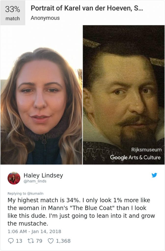 New Google App Is Coming Up With People’s Museum Doppelgangers And The Result Is Beyond Hilarious