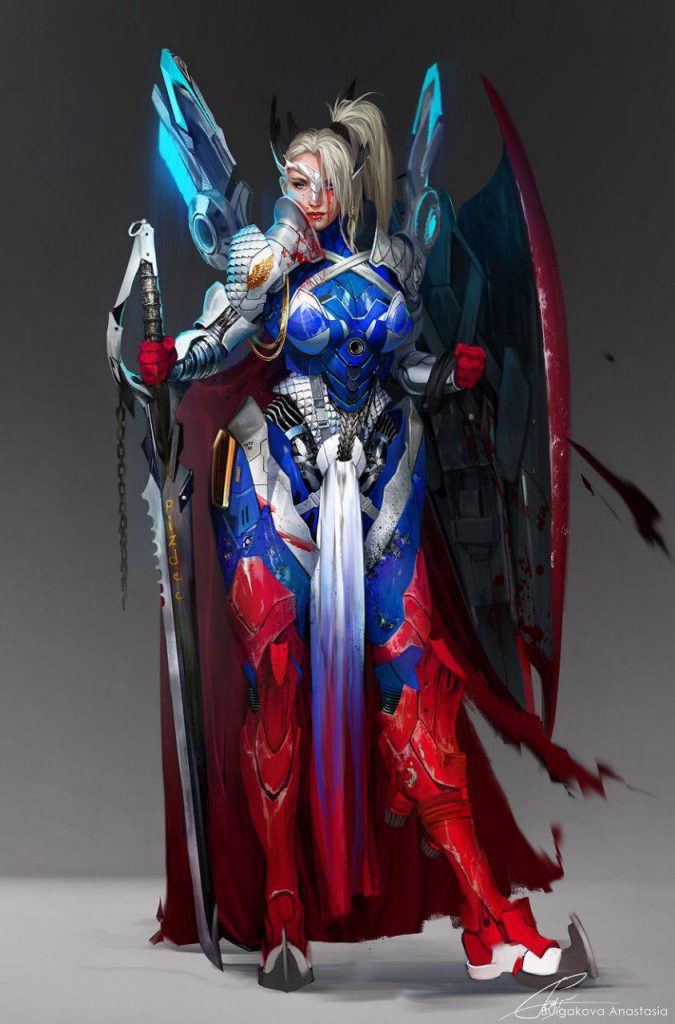 Russian Artist Draws Countries As Warriors and They Look Unbelievable!