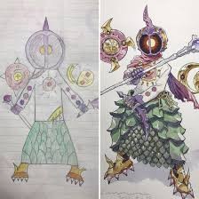 Dad Turns His Sons’ Doodles Into Amazing Anime Drawings