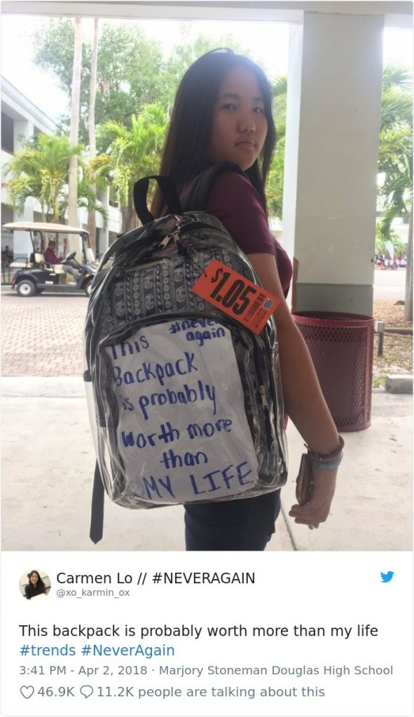 Parkland Students Are Doing Clear Bags Right