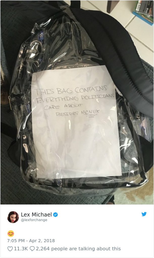 Parkland Students Are Doing Clear Bags Right