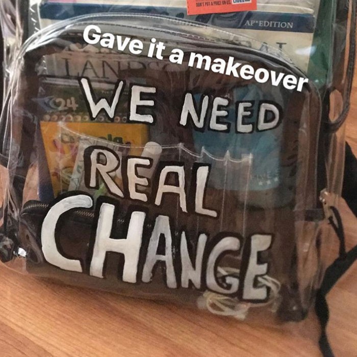 Parkland Students Are Doing Clear Bags Right