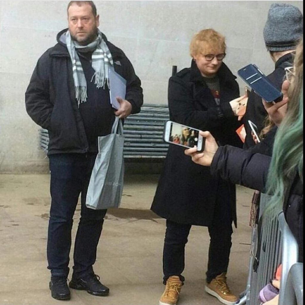 Ed Sheeran’s Bodyguard More Famous Than Ed Sheeran Himself?
