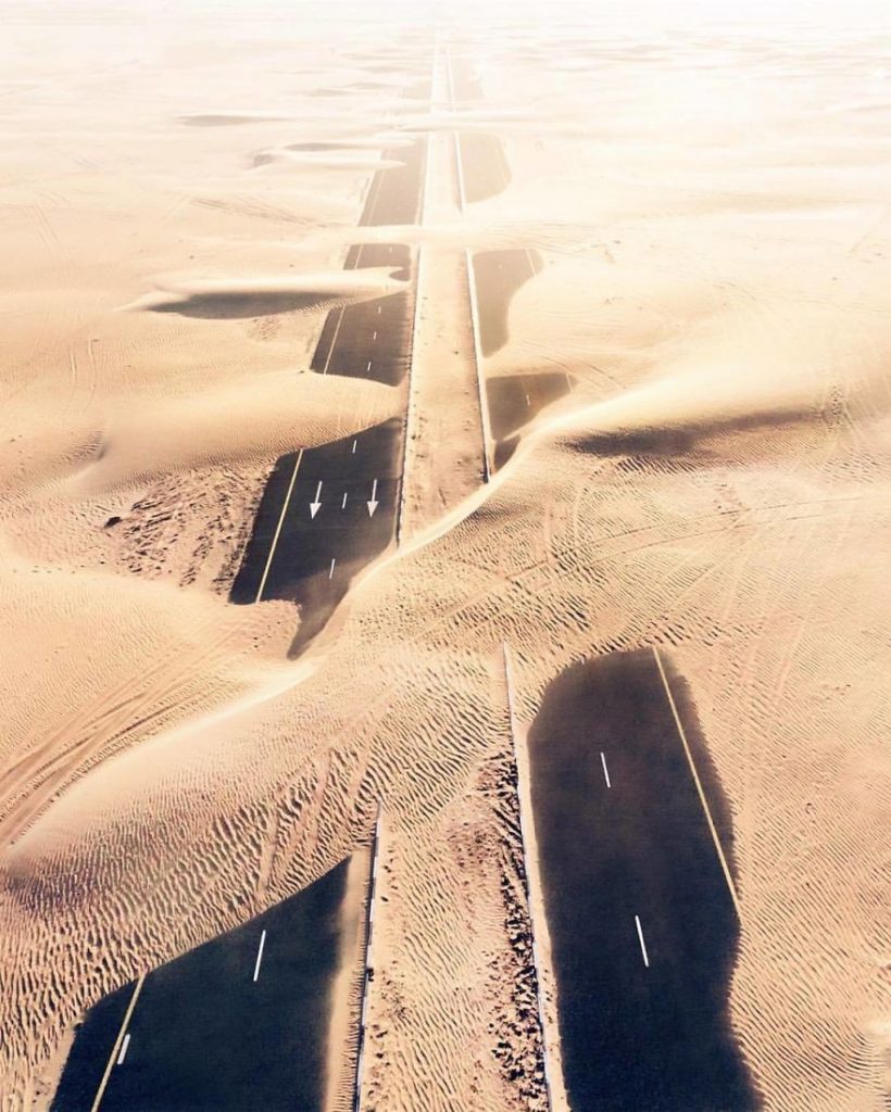 These Pictures Show Dubai And Abu Dhabi Being Retaken By The Desert