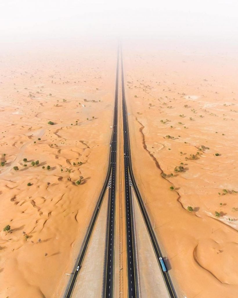 These Pictures Show Dubai And Abu Dhabi Being Retaken By The Desert