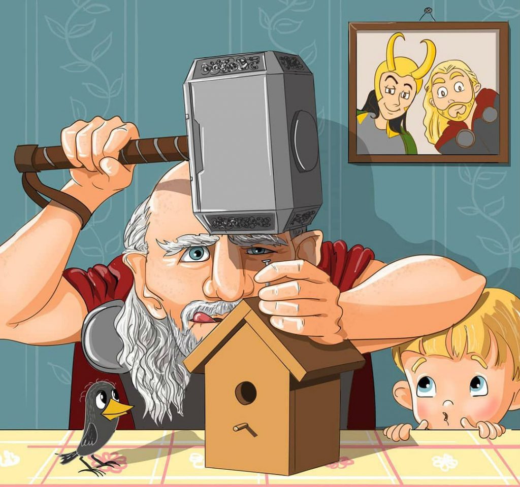 A Look at Your Favorite Comic Book and Disney Characters As Senior Citizens!