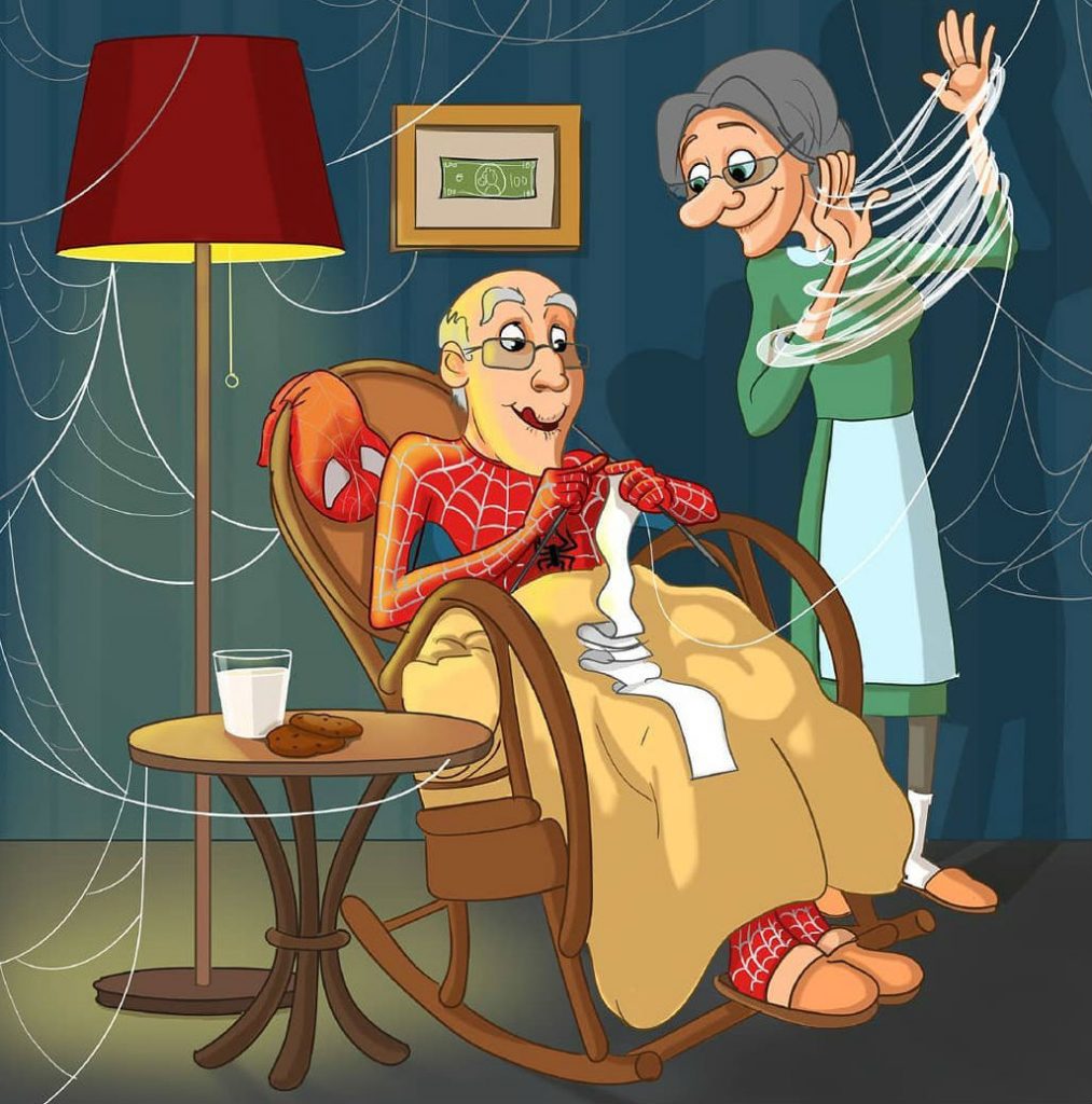 A Look at Your Favorite Comic Book and Disney Characters As Senior Citizens!