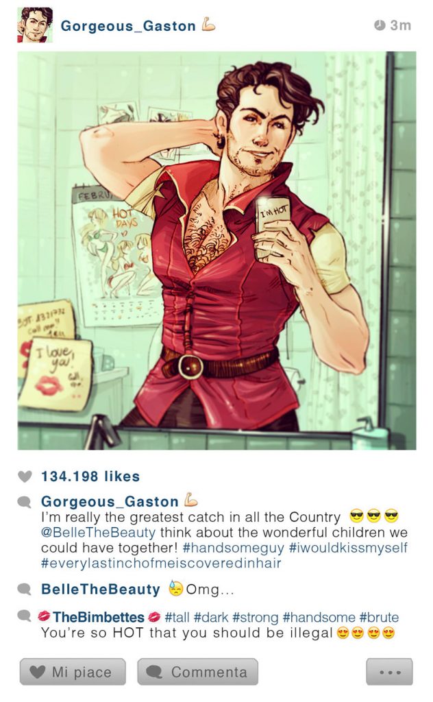 Selfie Fables: What If Disney Characters Had Instagram