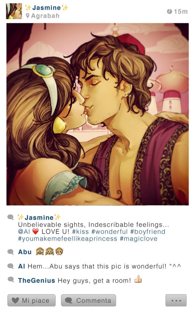 Selfie Fables: What If Disney Characters Had Instagram