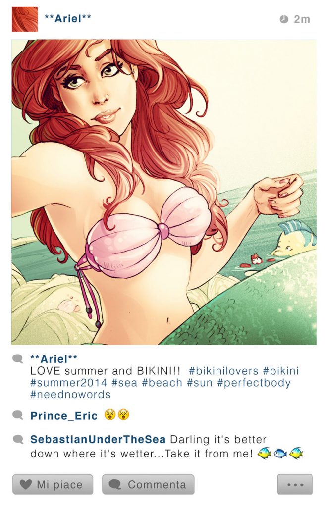 Selfie Fables: What If Disney Characters Had Instagram