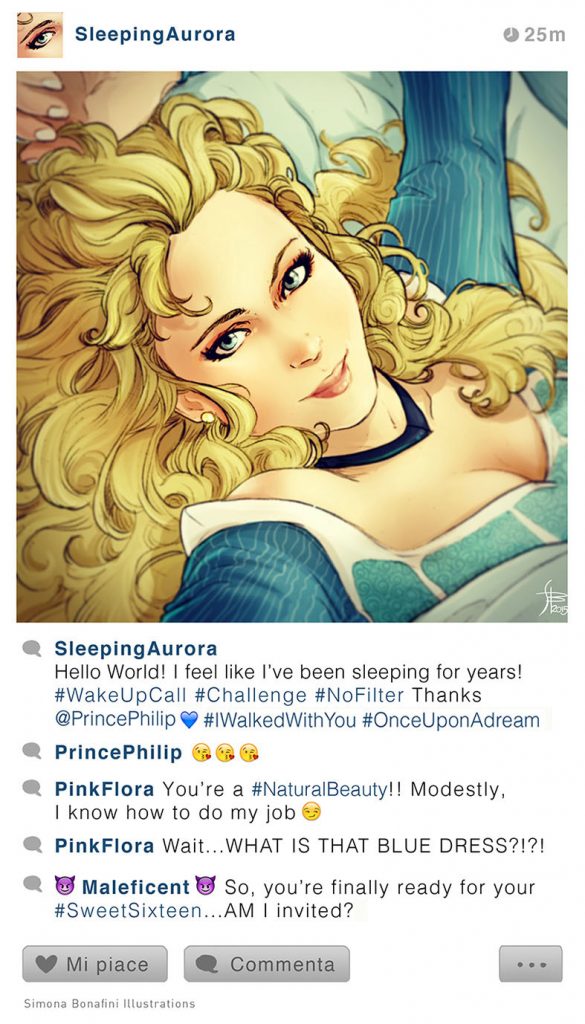 Selfie Fables: What If Disney Characters Had Instagram