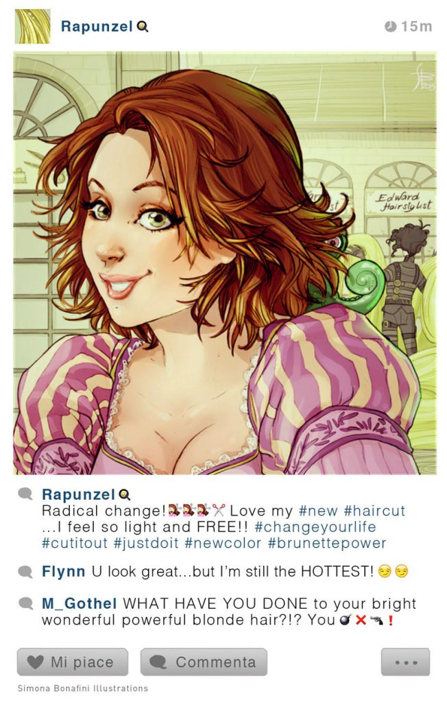 Selfie Fables: What If Disney Characters Had Instagram