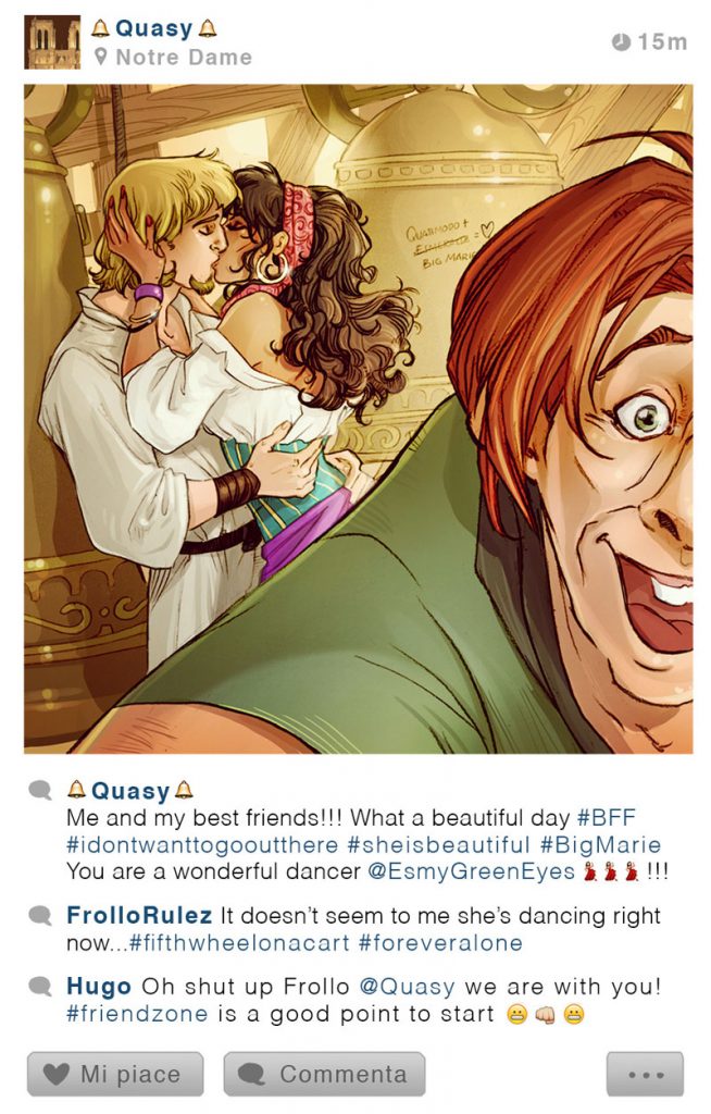 Selfie Fables: What If Disney Characters Had Instagram