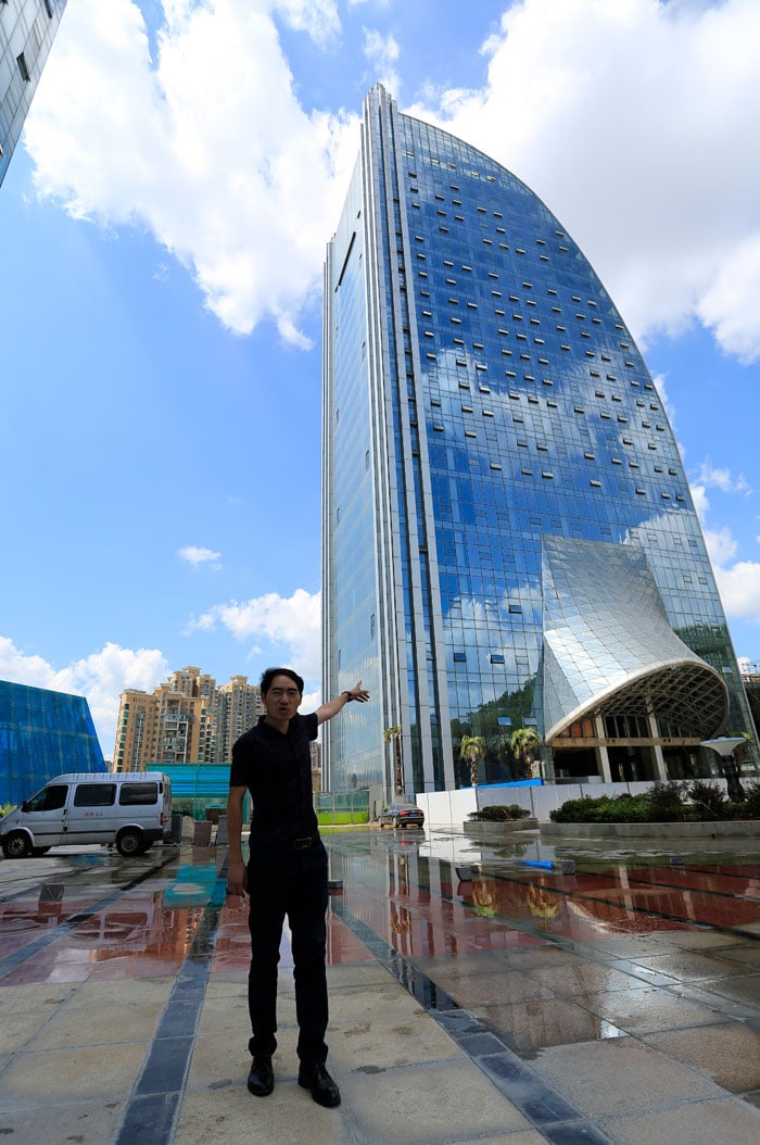 china skyscraper barley to see