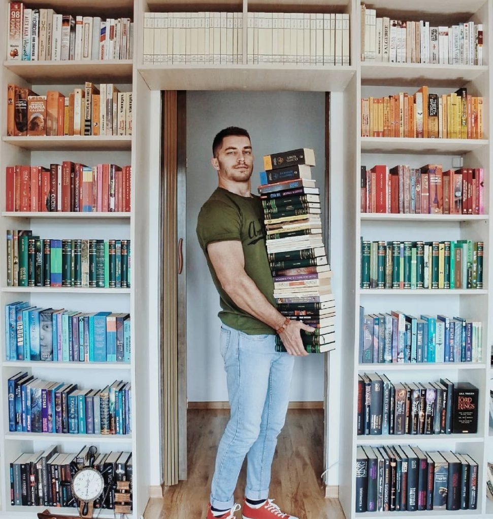 James Trevino Really Loves His Books