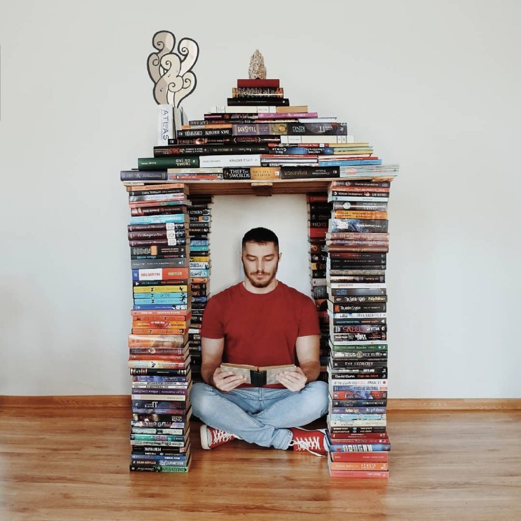 James Trevino Really Loves His Books