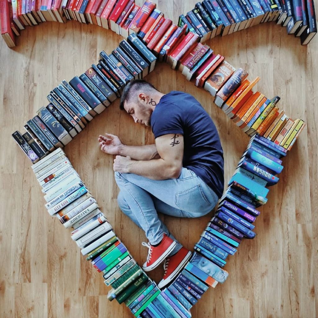 James Trevino Really Loves His Books